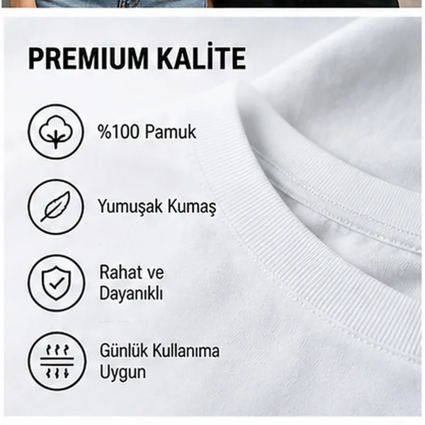 Yüzde yüz pamuk premium tişört kumaşı yakın çekim